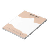 Papierranden Notitieblok (Linkerzijde)