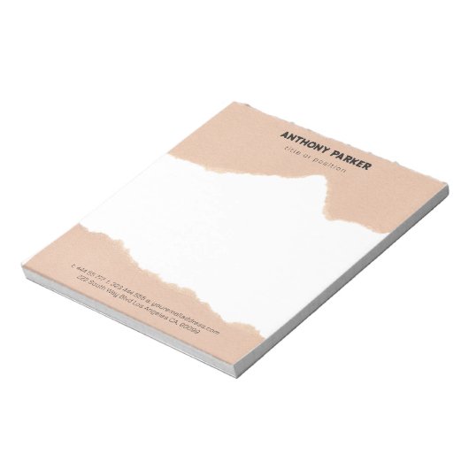 Papierranden Notitieblok (Linkerzijde)