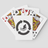 Papierrecycling Speelkaarten (Achterkant)