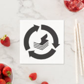 Papierrecyclingservetten Servet (Insitu)