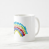 Papierregenboog Koffiemok (Voorkant rechts)
