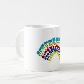 Papierregenboog Koffiemok (Voorkant links)