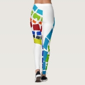 Papierregenboog Leggings (Achterkant)