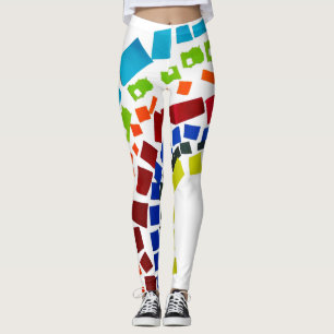 Papierregenboog Leggings