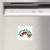 Papierregenboog Magneet (Insitu (Vaatwasser))