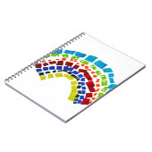 Papierregenboog Notitieboek (Linkerzijde)