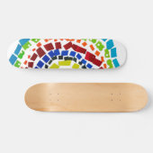 Papierregenboog Persoonlijk Skateboard (Horizontaal)