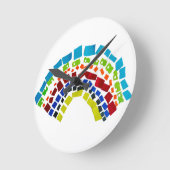 Papierregenboog Ronde Klok (Hoek)