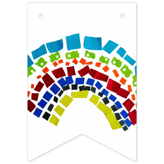 Papierregenboog Vlaggetjes (Tweede vlag)