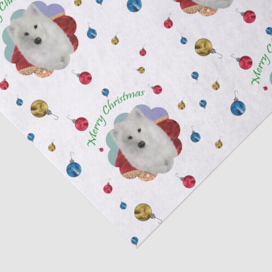 Papierrestanten van Samoyed Tissue Tissuepapier (Detail)