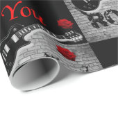 Papierrotmuziek samenvoegen cadeaupapier (Rol Hoek)