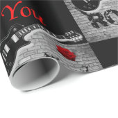 Papierrotmuziek samenvoegen cadeaupapier (Rol Hoek)