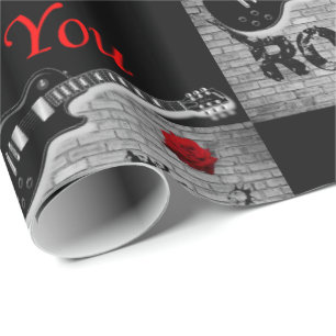 Papierrotmuziek samenvoegen cadeaupapier