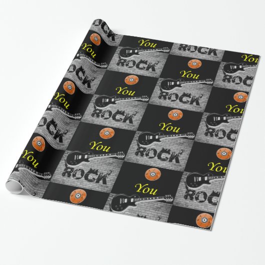 Papierrotmuziek samenvoegen cadeaupapier (Uitgerold)