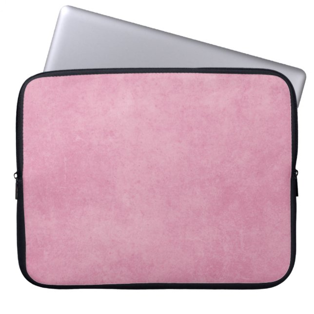 Papierroze roos textuurveer laptop sleeve (Voorkant)