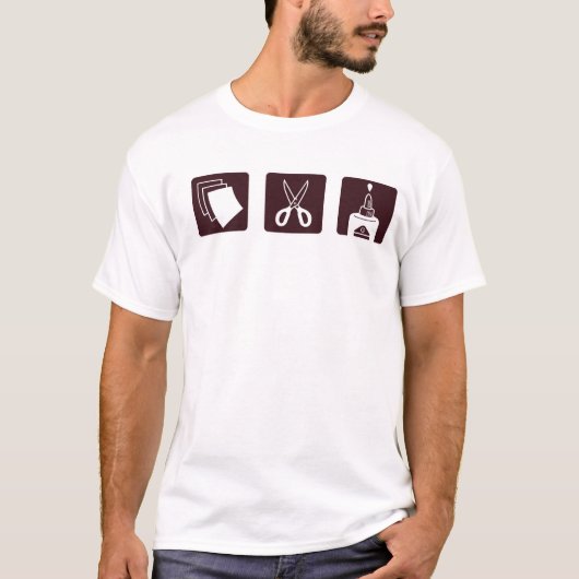 Papierschaartje T-shirt (Voorkant)