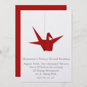 PAPIERSCHAPSINVITATIE KAART (Voorkant / Achterkant)