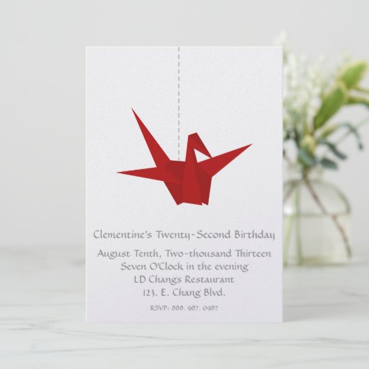 PAPIERSCHAPSINVITATIE KAART (Staand voorkant)