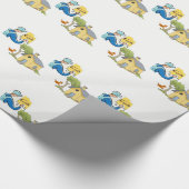 Papierschilder met onmiddellijke verpakking cadeaupapier (Hoek)