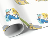 Papierschilder met onmiddellijke verpakking cadeaupapier (Rol Hoek)