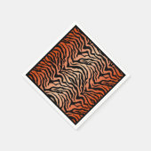 Papierservetten met grote strips servet (Hoek)