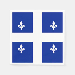 Papierservetten met vlag van Quebec Servet
