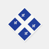 Papierservetten met vlag van Quebec Servet (Hoek)