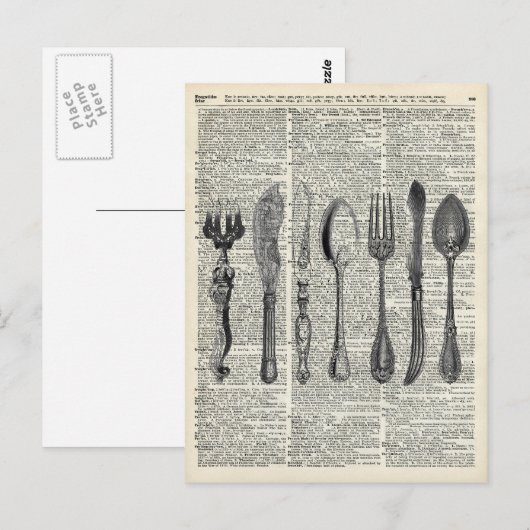  papierset briefkaart (Voorkant / Achterkant)