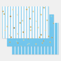 Papierset met onmiddellijke verpakking - Blauwe go