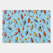 Papierset met onmiddellijke verpakking - Geviste b Inpakpapier Vel (Voorkant)