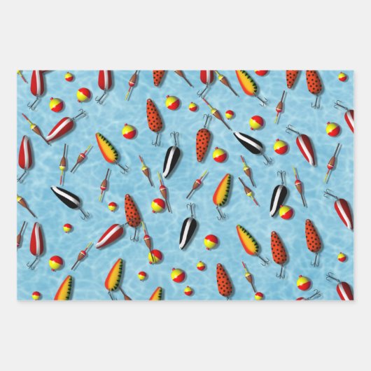 Papierset met onmiddellijke verpakking - Geviste b Inpakpapier Vel (Voorkant)