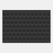 Papierset met onmiddellijke verpakking - zwart got inpakpapier vel (Voorkant)