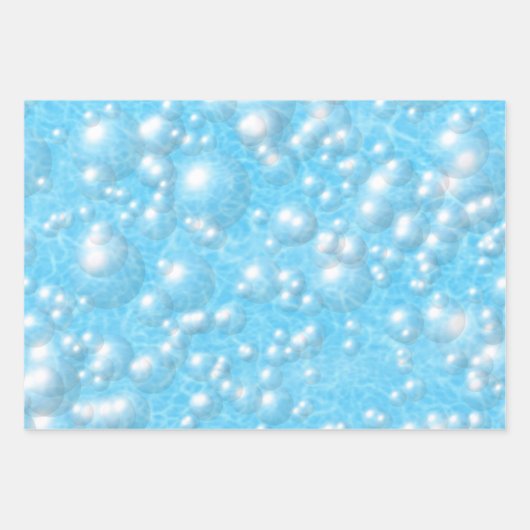 Papierset verpakken - Buizen in pool Inpakpapier Vel (Voorkant 2)