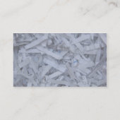 Papiershredding Visitekaartje (Achterkant)