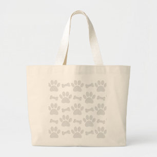 Papiersnijpunten en Botten Grote Tote Bag