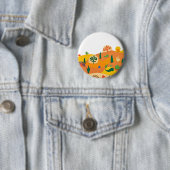 papiersnijwoestijn ronde button 5,7 cm (In situ)