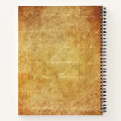  papierstijl voor tijger-orchidee notitieboek (Achterkant)