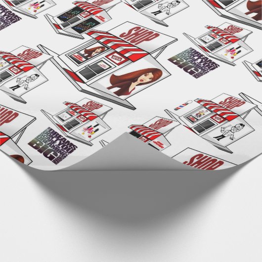 Papierstylist overvullen cadeaupapier (Hoek)