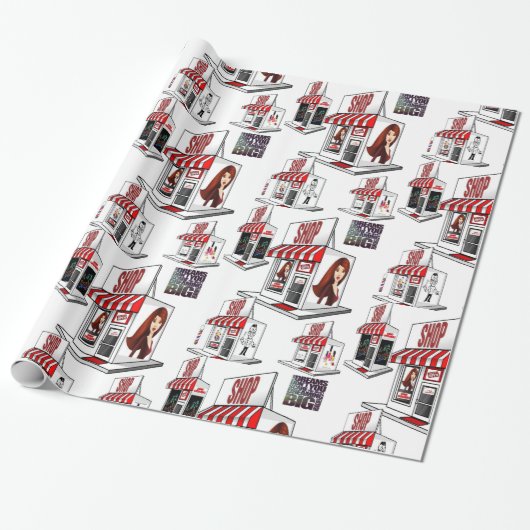 Papierstylist overvullen cadeaupapier (Uitgerold)