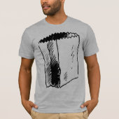 Papiertas Mannen T-shirt (Voorkant)