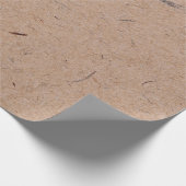 Papiertextuur bruine achtergrond cadeaupapier (Hoek)