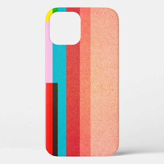 Papiertextuur - kleurig achtergrondontwerp Case-Mate iPhone case (Achterkant)