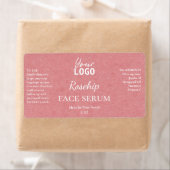 Papiertextuur Rosehip Serum Labels (Insitu)