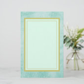 Papiertextuur van vloeibaar groen  papier (Staand voorkant)