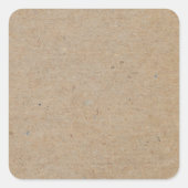 Papiertextuur, vierkant sticker (Voorkant)