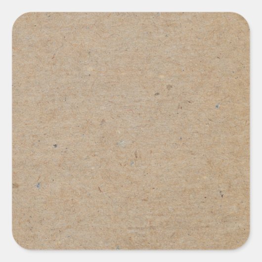 Papiertextuur, vierkant sticker (Voorkant)