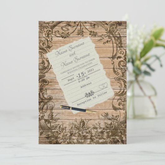 Papiervel Kaart (Staand voorkant)