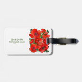 Papierveld Bagagelabel (Achterkant horizontaal)