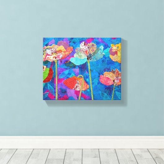 Papierveld Canvas Afdruk (Insitu (Houten vloer))