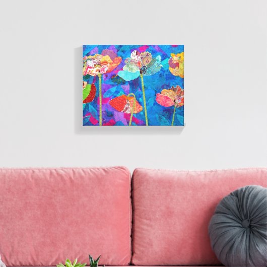 Papierveld Canvas Afdruk (Insitu (Woonkamer))